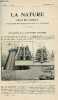 La nature n° 1749 - Les Caissons et la construction des phares- par H. B- Le Canon Rimailho - Canot Automobile Insubmersible par D. Lebois - Les ...