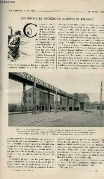 La nature n° 2083 - Les Nouvelles recherches minières en belgique - A propos de l'albanie - Procédés rapides d'extraction des racines des nombres ...