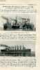 La nature n° 2151 - Ravitaillement des navires de guerre en haute mer: le charbonnier Jupiter par Bonnin, Dirigeable miniature par Neuvillette, ...