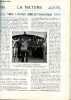 La nature n° 3060 - L'avion semi-automatique par Devaux, La nouvelle gare maritime de Calais par Lanorville, L'Indien perdu de Mammoth Cave par De ...