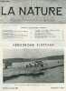 La nature n° 3103 - Aérodrome flottant, L'asséchement des terrains inondés en Hollande par Boyer, Les puits du Bourdal par Pales, La caséine et les ...