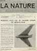 La nature n° 3123 - Le problème des grandes vitesses en aéronautiques par Poisson-Quinton, Le 33è Salon de l'Auto par Laborderie, L'observatoire de ...