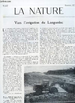 La nature n° 3272 - Vers l'irrigation du Languedoc par Mériel, Le Maser par Lequeux, La mesure des odeurs par Le Magnen, Les champignons ...
