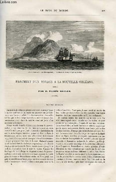 Le tour du monde - nouveau journal des voyages - livraison n°012 - Fragments d'un voayge à la Nouvelle Orléans (1855) par Elisée Reclus.. CHARTON ...