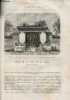 Le tour du monde - nouveau journal des voyages - livraison n&deg;820,821,822 et 823 - P&eacute;kin et le nord de la chine par T. Choutz&eacute; (1873).. CHARTON Edouard