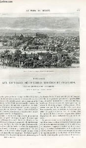 Le tour du monde - nouveau journal des voyages - livraison n°1095 - Excursion aux nouvelles découvertes minières du Colorado, par Edouard de Laveleye.