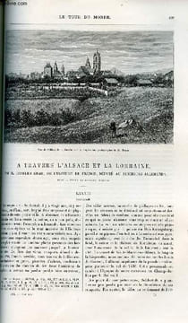 Le tour du monde - nouveau journal des voyages - livraison n°1448, 1449, 1450, 1451, 1452 et 1453 - A travers l'Alsace et la Lorraine par Charles ...