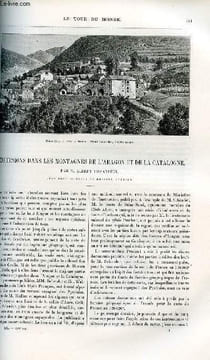 Le tour du monde - nouveau journal des voyages - livraison n°1523 - Excursions dans les montagnes de l'Aragon et de la Catalogne par Albert ...