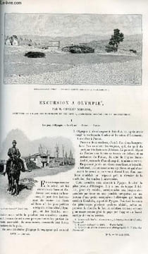 Le tour du monde - nouveau journal des voyages - livraison n°1703 - excursion à Olympie par Charles Normand,directeur de l'ami des monuments et des ...