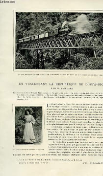 Le tour du monde - journal des voyages - nouvelle série- livraison n°45 - En traversant la République de Costa Rica par Saillard.. CHARTON Edouard