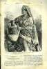 Sur terre et sur mer n° 68 - L'exploration dans le Sahara, Femme kabyle, d'après une photographie de M. Portier, a Alger, Carte des voies commerciales ...