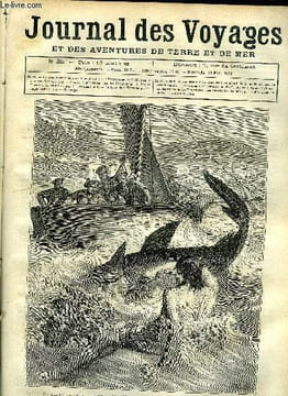 Journal des voyages et des aventures de terre et de mer n° 35 - Un drame entre deux eaux - Manoel le frappa de son couteau sous le ventre, Aventures ...