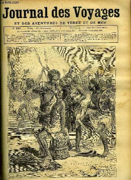 Journal des voyages et des aventures de terre et de mer n° 231 - Voyage de brito Capello et de Roberto Ivens dans l'Afrique centrale - Le cambambu lui ...
