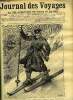 Journal des voyages et des aventures de terre et de mer n° 251 - En Norwège - une course vertigineuse a amené le brave soldat sur le bord d'un ...