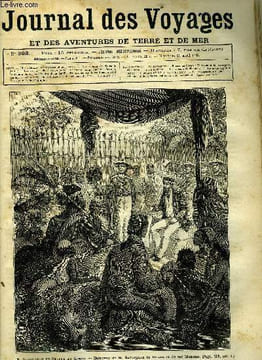 Journal des voyages et des aventures de terre et de mer n° 303 - M. Savorgnan de Brazza au Congo - Entrevue de M. Savorgnan de Brazza et du roi ...