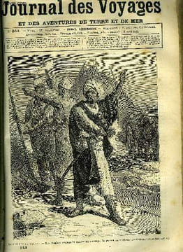 Journal des voyages et des aventures de terre et de mer n° 353 - La révolte du Soudan - Les anglais veulent la guerre du sauvage, la guerre au ...