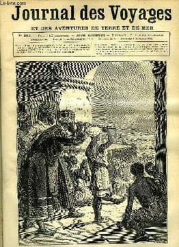 Journal des voyages et des aventures de terre et de mer n° 383 - De Paris au lac Tanganika - du haut de son palais, le sultan distinguait la fumée ...