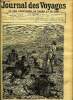 Journal des voyages et des aventures de terre et de mer n° 449 - Une chasse a l'autruche - les autruches atteintes se débattent sur le sol, Les ...