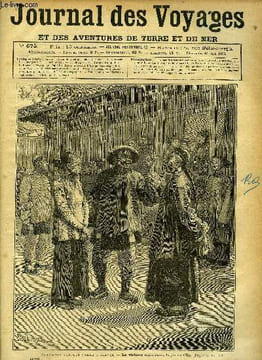 Journal des voyages et des aventures de terre et de mer n° 675 - Annamites vendues comme esclaves - Le visiteur marchanda la jeune fille, Les ...