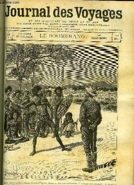 Journal des voyages et des aventures de terre et de mer n° 126 - 2e série - Les sports en Australie - Le Boomerang par Désiré Charnay, Les ...