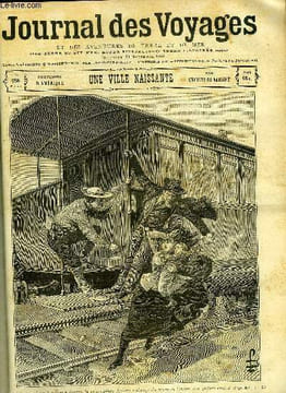 Journal des voyages et des aventures de terre et de mer n° 156 - 2e série - Une ville naissante Perry City par Charles de Varigny, L'enfer de glace, ...