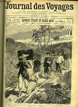 Journal des voyages et des aventures de terre et de mer n° 173 - 2e série - Coutumes chinoises : enterré vivant et marié mort par Félix d'Anneville, ...