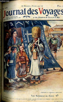 Journal des voyages et des aventures de terre et de mer n° 636 - 2e série - Les Komousso au Japon par Léon Charpentier, Tom le dompteur, VI par Louis ...