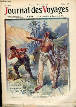 Journal des voyages et des aventures de terre et de mer n° 696 - 2e série - La haine du Silencieux par G. Forestier, Tambour battant, II par Louis ...