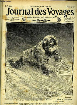 Journal des voyages et des aventures de terre et de mer n° 912 - 2e série - Perdus dans la tourmente par Jacques Cézembre, Fétiches de la guinée ...