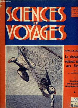 Sciences et voyages nouvelle série n° 34 - L'exploit de Williams, La chasse aux oiseaux marins aux faeroër, La défense contre l'incendie est organisée ...