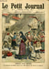 LE PETIT JOURNAL - suppl&eacute;ment illustr&eacute; num&eacute;ro 1190 - L'EXODE D'UN PEUPLE: LES HABITANTS DE MELNIK BRULENT LEUR VILLE AVANT DE FUIR DEVANT LES ...