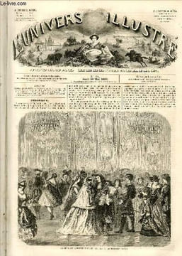 L'UNIVERS ILLUSTRE - TROISIEME ANNEE N° 104 - Le bal de l'hotel d'Albe (voir la chronique du dernier numéro). COLLECTIF