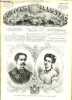 L'UNIVERS ILLUSTRE- ONZIEME ANNEE N° 695 Le prince Humbert d'Itale et la princesse Margeurite de Genes. COLLECTIF