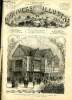 L'UNIVERS ILLUSTRE - VINGT ET UNIEME ANNEE N° 1206 Exposition Universelle - cottage formant une des façades de la section anglaise dans le palais du ...