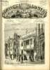 L'UNIVERS ILLUSTRE - VINGT ET UNIEME ANNEE N° 1221 Exposition Universelle - Façades de la section grecque et de la section Danoise, dans le palais du ...