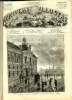 L'UNIVERS ILLUSTRE - VINGT ET UNIEME ANNEE N° 1237 - Paris, la nouvelle mairie de XIXe arrondissement ( MM.Davioud et Bourdais, architectes).. ...