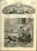 L'UNIVERS ILLUSTRE- VINGT-DEUXIEME ANNEE N° 1243 Débordement de la Seine, déménagement d'une famille de maraichers, aux environs de Paris.. COLLECTIF