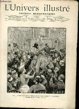 "L'UNIVERS ILLUSTRE - TRENTE DEUXIEME ANNEE N° 1790 - Paris, La vente de la galerie Secrétan : Adjudication de ""l'Angelus"", de J.-F. Millet (dessin ...
