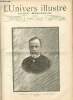 L'UNIVERS ILLUSTRE - TRENTE HUITIEME ANNEE N° 2115 Louis Pasteur, décédé, àGarches, le 29 Septembre 1895. COLLECTIF