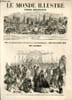 LE MONDE ILLUSTRE N&deg;107 Int&eacute;rieur de la caserne Napol&eacute;on, le 23 Avril, au moment du d&eacute;part du 84e pour Toulon. COLLECTIF