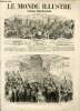 LE MONDE ILLUSTRE N&deg;109 D&eacute;part de sa majest&eacute; l'Empereur pour l'arm&eacute;e d'Italie, le 10 mai 1859. COLLECTIF