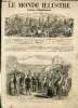 LE MONDE ILLUSTRE N&deg;110 L'empereur visitant les faubourgs de G&ecirc;nes, le 13 mai, d'apr&egrave;s un croquis de M. Labrosse. COLLECTIF