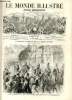 LE MONDE ILLUSTRE N&deg;114 Entr&eacute;e du roi Victor-Emmanuel et de l'empereur de Milan. COLLECTIF