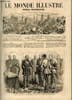 LE MONDE ILLUSTRE N&deg;118 Un aide de camp du g&eacute;n&eacute;ral Zobel remet &agrave; l'empereur une lettre de S. M. Fran&ccedil;ois Joseph, relative &agrave; l'armistice. COLLECTIF