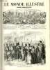 LE MONDE ILLUSTRE N&deg;122 Retour des roupes : arriv&eacute;e &agrave; la gare de Charenton.. COLLECTIF