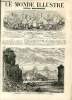 LE MONDE ILLUSTRE N&deg;244 D&eacute;molitions du pavillon de Flore et travaux dans la cour des Tuilleries ; vue prise de l'angle du Pont-Royal.. COLLECTIF