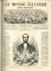 LE MONDE ILLUSTRE N&deg;332 L'archiduc Maximilien, appel&eacute; par le vote de la junte au tr&ocirc;ne du Mexique. COLLECTIF