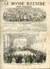 LE MONDE ILLUSTRE N°405 - Pérou, Première séance du congrès International des Etats des Républiques de l'Amérique du Sud (Lima), le 14 novembre 1864 ...