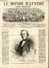 LE MONDE ILLUSTRE N°418 Richard Cobden, membre de la Chambre des communes d'Angleterre. COLLECTIF