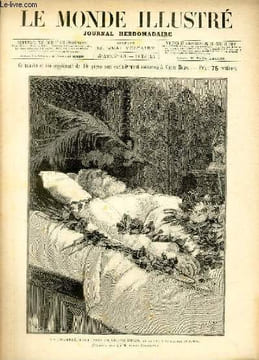 LE MONDE ILLUSTRE N°1470 La chambre mortuaire de Victor Hugo, le 24 mai, à 10 heures du matin. COLLECTIF